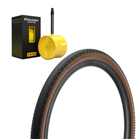 Opona PIRELLI Cinturato Gravel Hard TLR + Dętka TPU PIRELLI Cinturato SmarTube